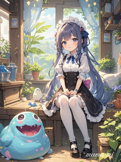 異世界でスローライフを楽しむ女の子