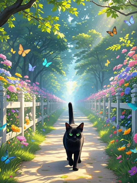 A black cat with green eyes… - 🌟 イベント 第22弾