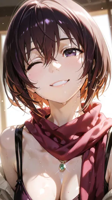 Illustration of look-up side… - 濡れた目