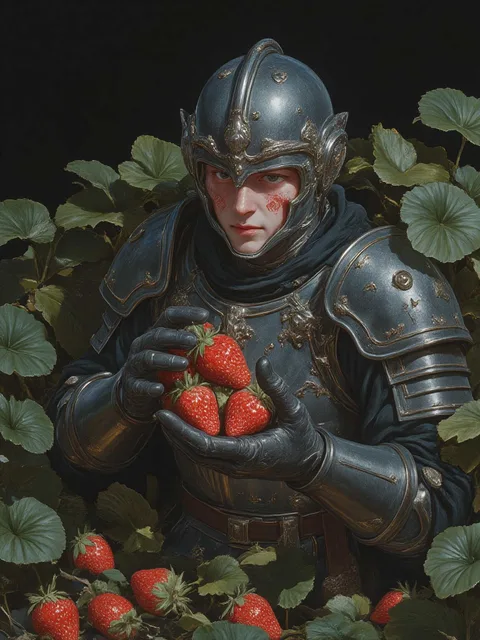 訓練中に抜け出して来た騎士🍓