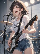 画像生成チャレンジ·ギター弾き の投稿作品