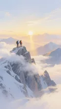 画像生成チャッレンジ·登山 の投稿作品