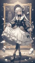 白いフリルのゴスロリファッション — ゆーさんのAIイラスト