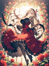 薔薇の庭園 — 薔薇イラストのAIイラスト｜SUPPART