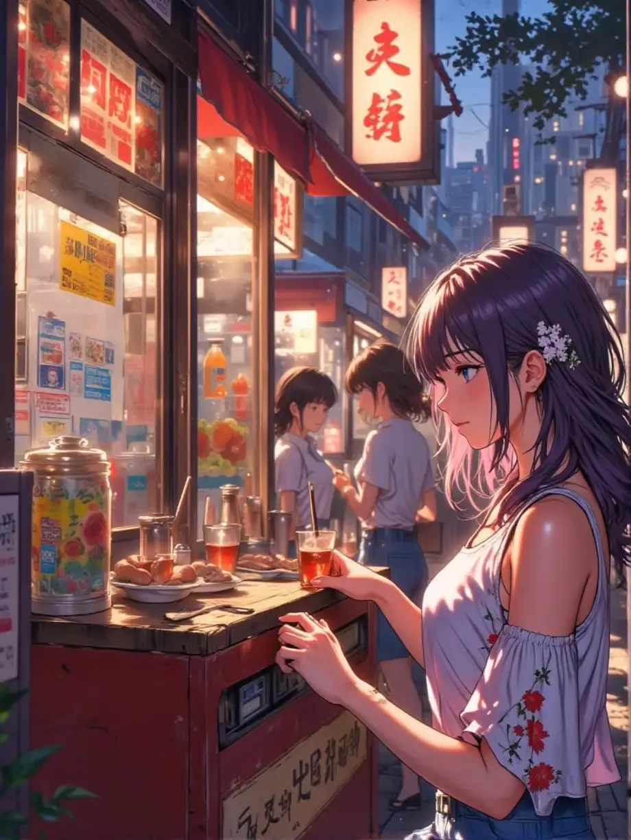 彼、遅いな〜 射的に行こうって約束したのに