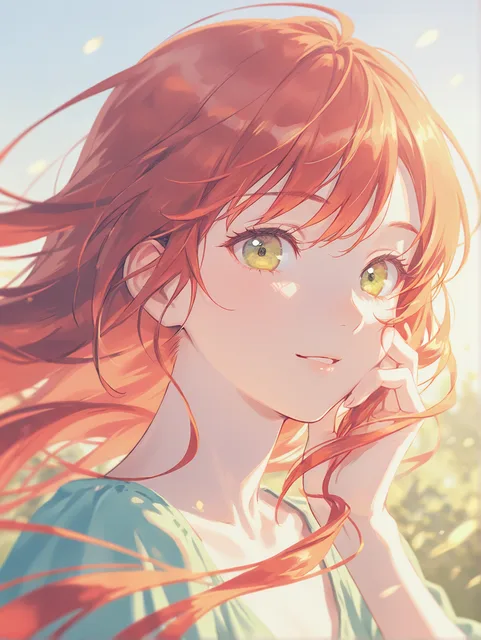 優しい風が吹いてきて。