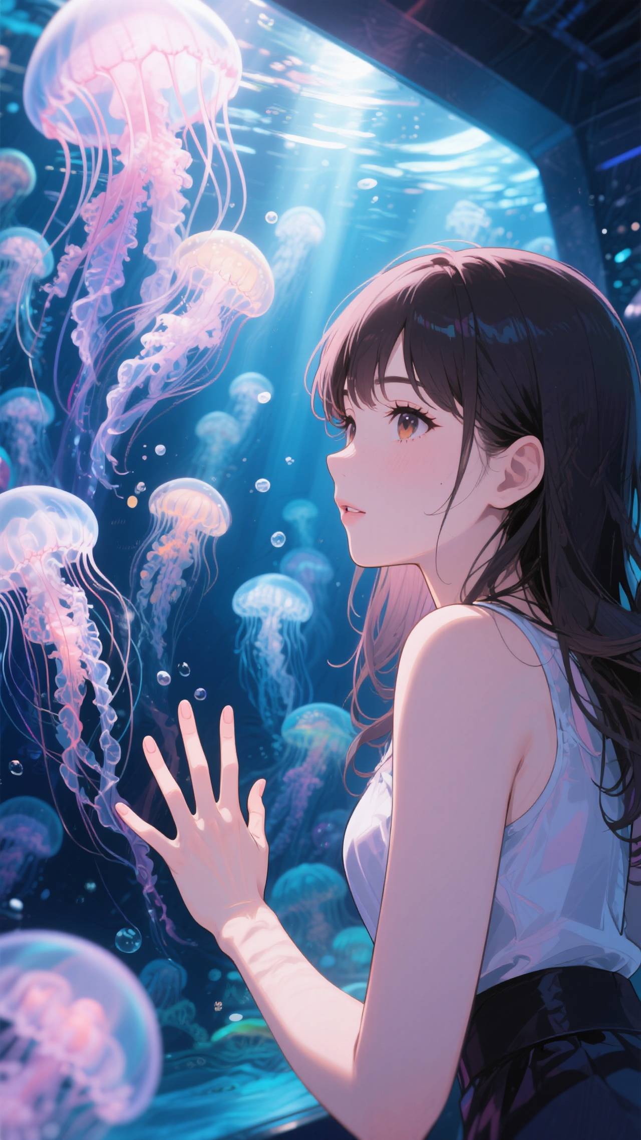 きれいなクラゲ、癒されたい。 ウンウンわかる