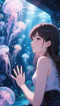 きれいなクラゲ、癒されたい。　ウンウンわかる