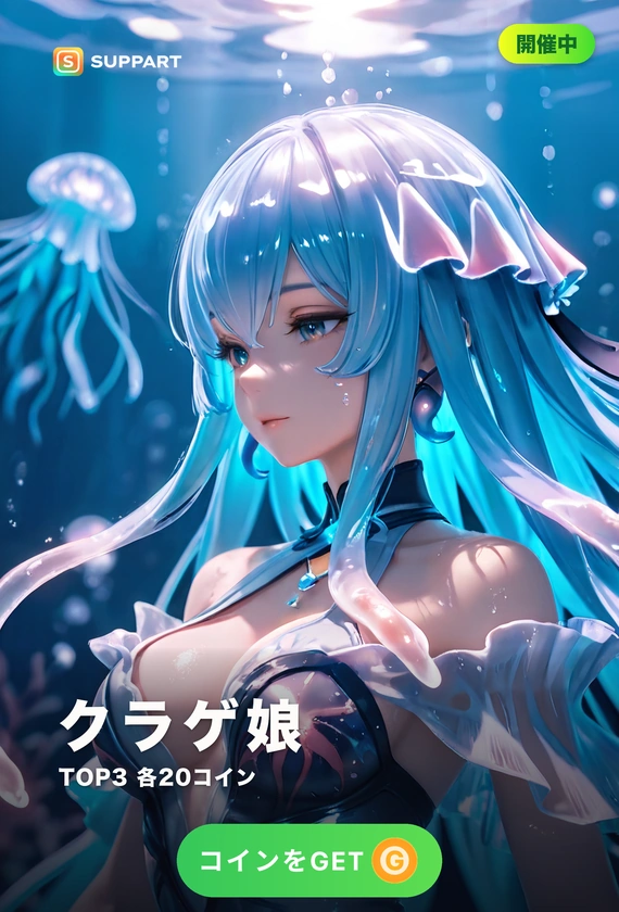 クラゲ娘·ゆらめく深海の秘密