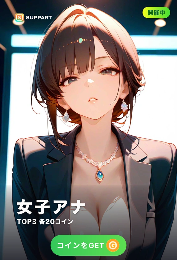 女子アナ·オンエア知的な色香