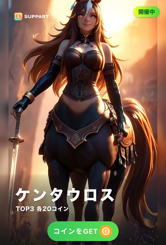 ケンタウロス·草原を駆ける半馬の姫