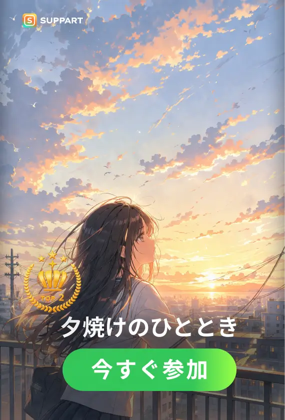 夕焼けのひととき·今宵チャレンジ