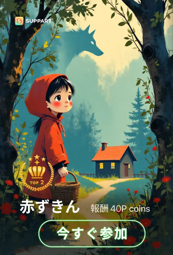 画像生成チャレンジ·赤ずきん