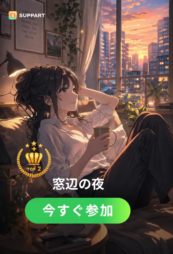窓辺の夜·チャレンジ