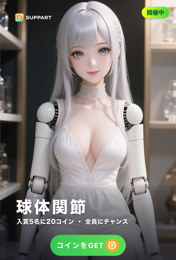 球体関節·動かせる腕と脚