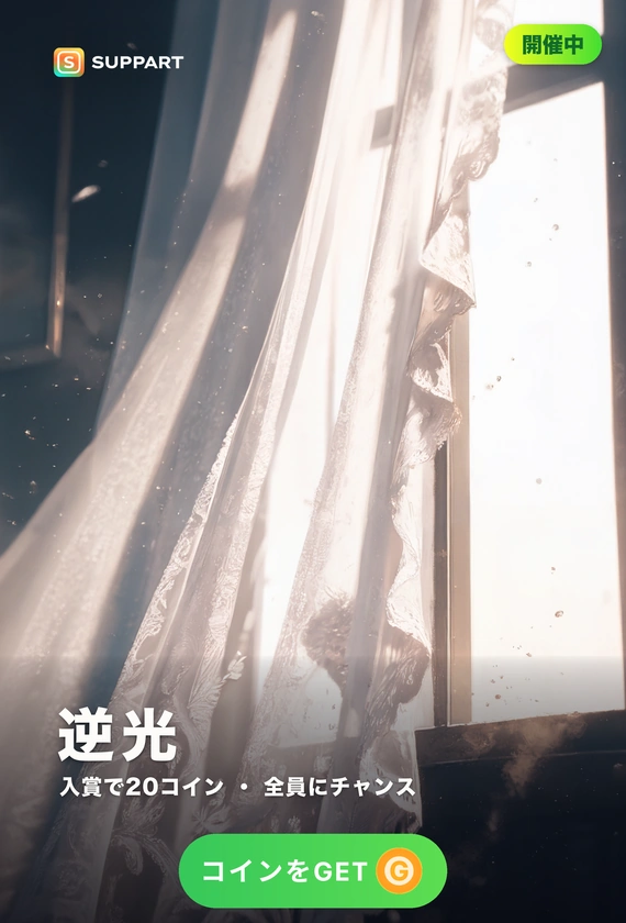 逆光·輪郭だけが残る