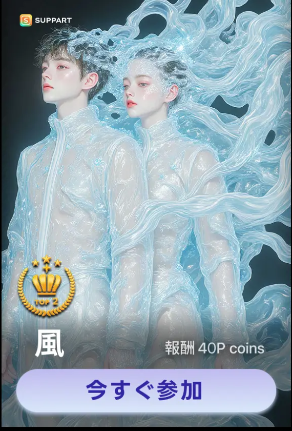 画像生成チャレンジ·風