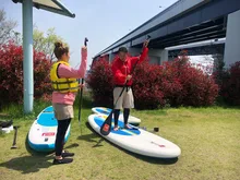 びわ湖・ほうらい浜で水上さんぽ！初心者歓迎のSUP体験