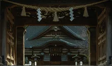 尾山神社　神門夜間ライトアップ 2026