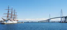 帆船海王丸　総帆展帆