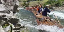 北山川観光筏下り