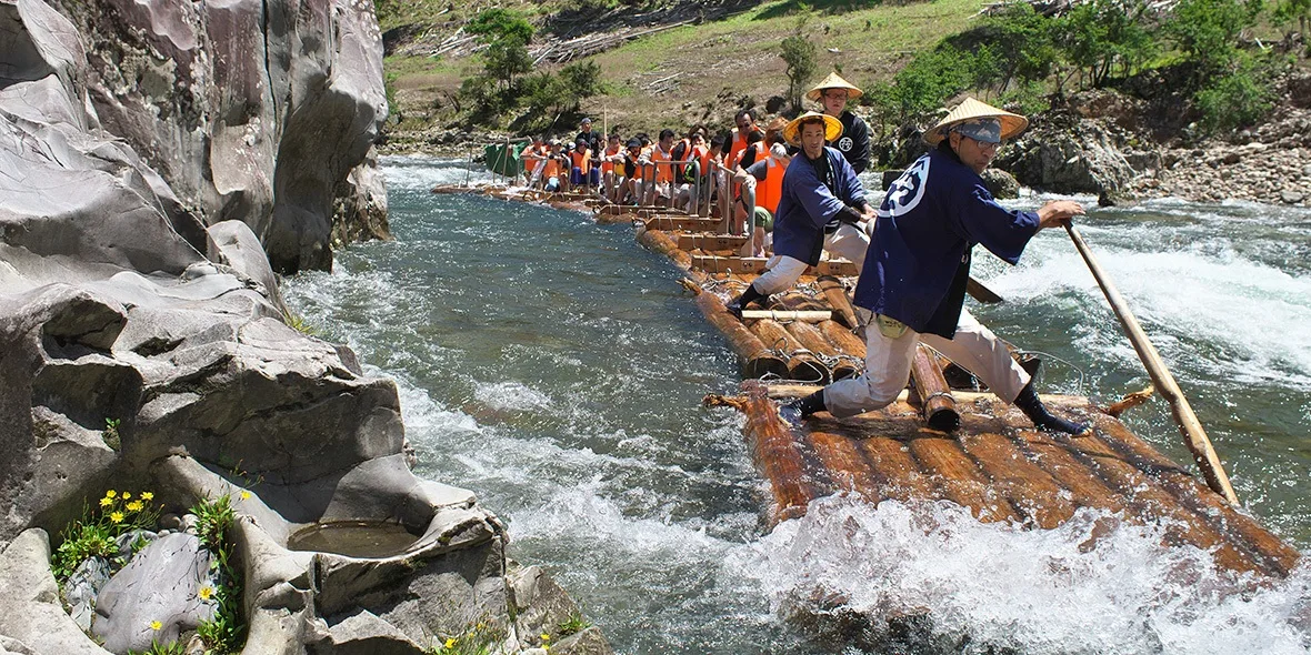 北山川観光筏下り