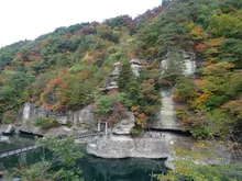 塔のへつりの紅葉 2026