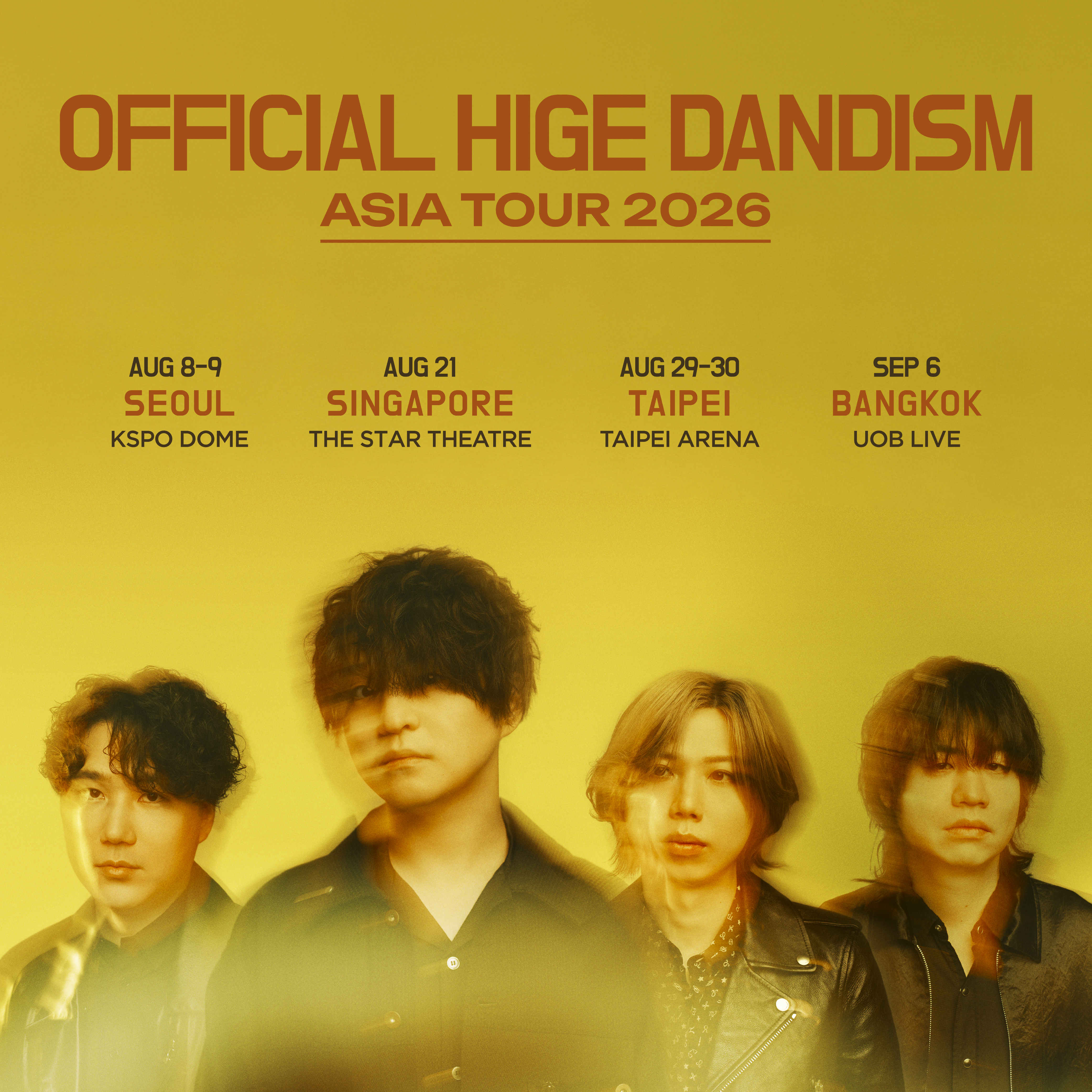 Official髭男dism one-man tour 2026 横浜公演（7月26日）