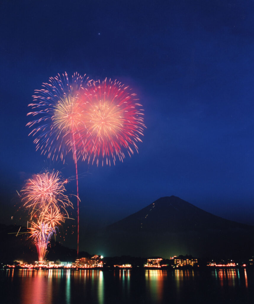 河口湖湖上祭 花火大会