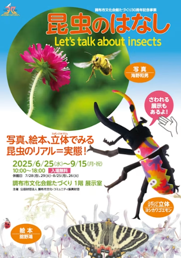 「昆虫のはなし　Let’s talk about insects」