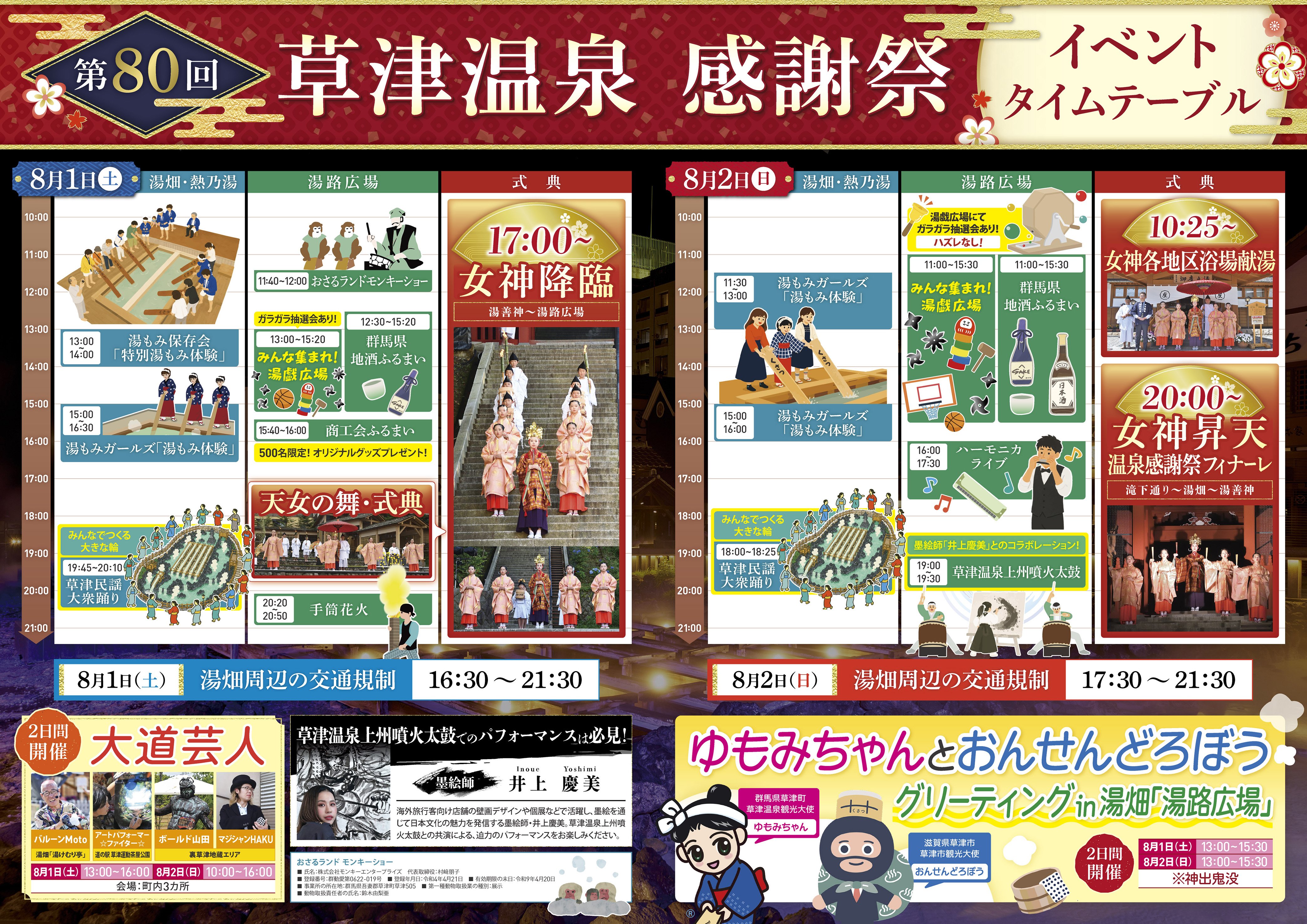 第80回 草津温泉感謝祭