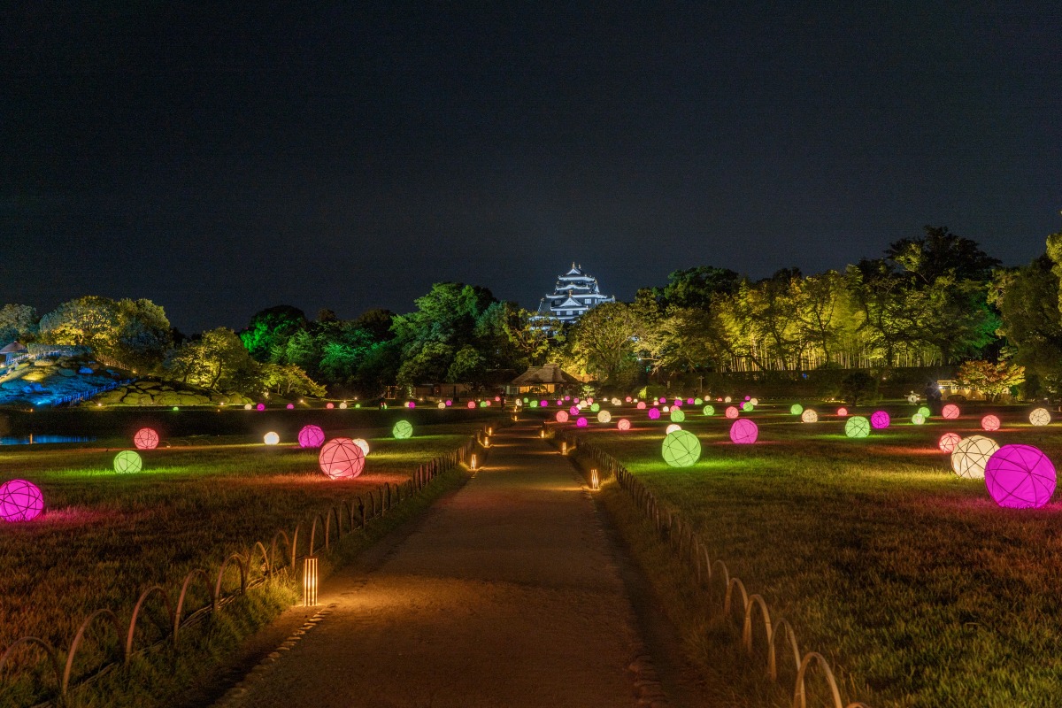 岡山城 夏の烏城灯源郷2026