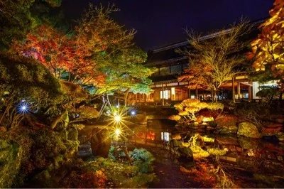 【紅葉・見ごろ】北方文化博物館(豪農の館) 2026