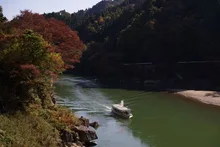 阿武隈ライン舟下りの紅葉 2026