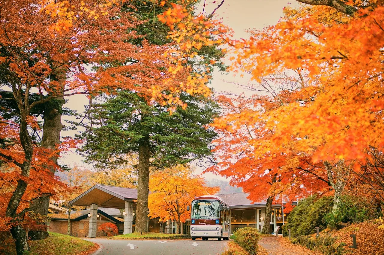 軽井沢プリンスホテルの紅葉 2026