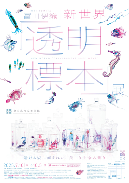 「冨田伊織 新世界『透明標本』展」